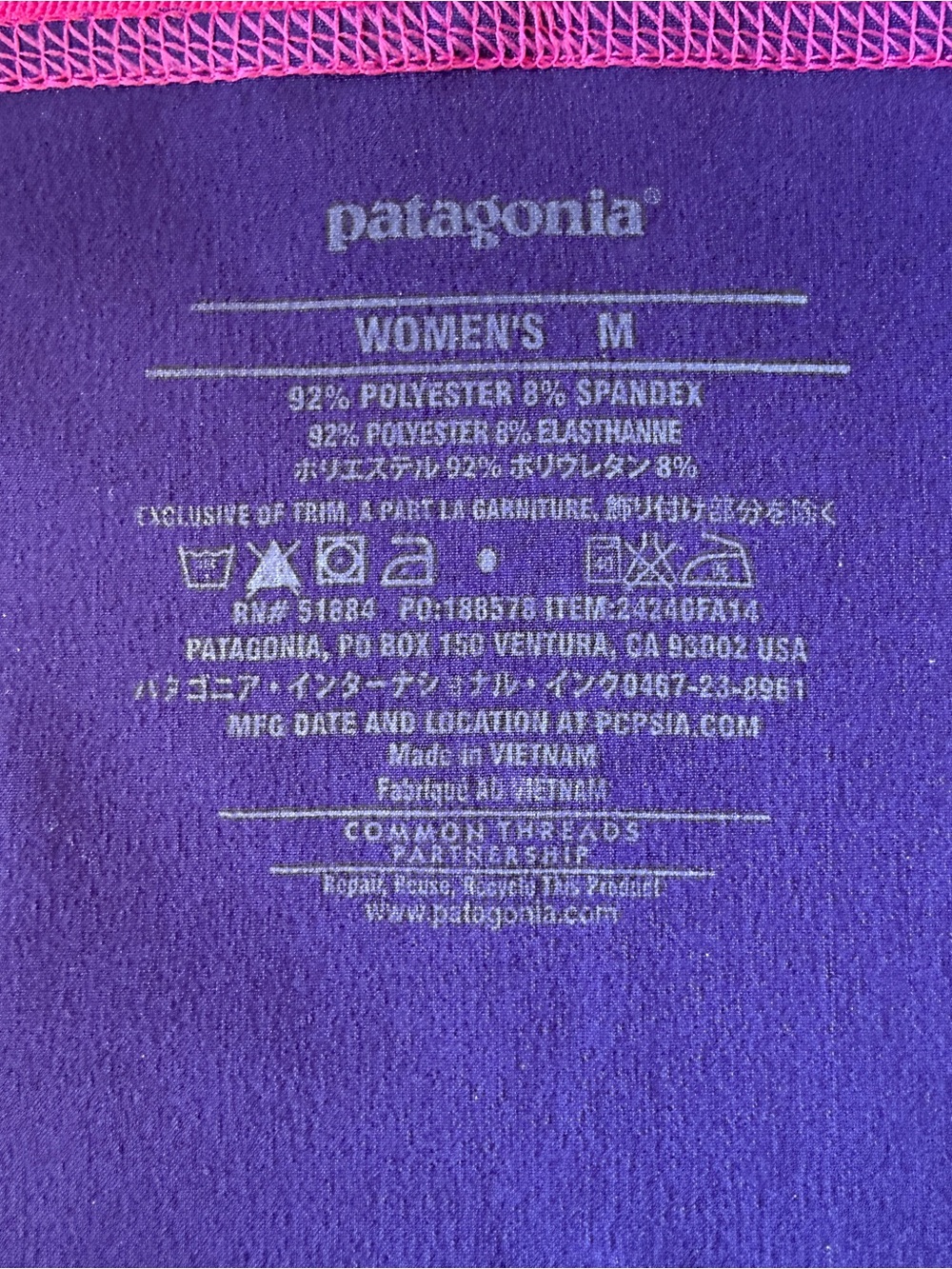 PATAGONIA INTRAVERSE HYBRID SOFT SHELL JACKET WOMENS M SKI ATHLETIC ZIP POCKETS - Picture 10 of 11